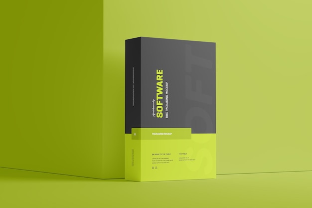 Mockup pudełka oprogramowania