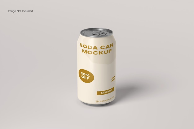 Mockup puszki z sodą
