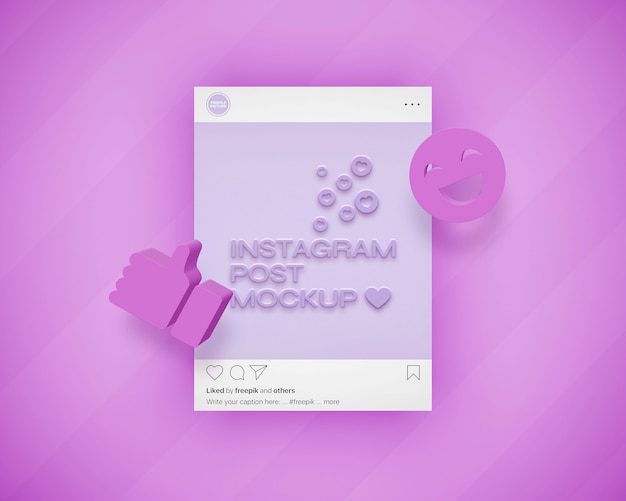 Mockup Ramki Postów Na Instagramie