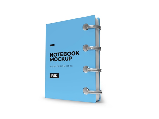 Mockup Ringbook na izolowanym białym tle