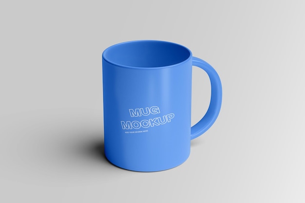 Mockup-sjabloon voor de beker