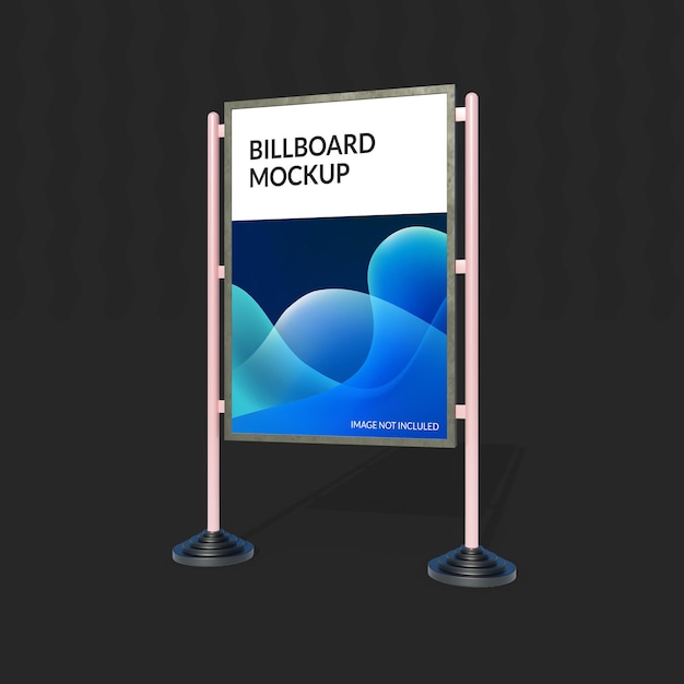 PSD mockup-sjabloon voor reclameborden