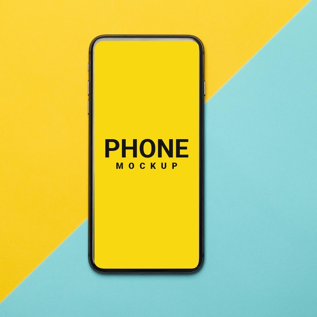 Mockup-sjabloon voor slimme telefoons