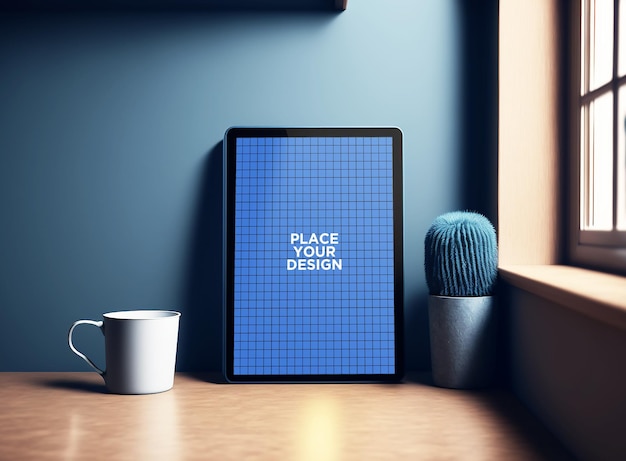 Mockup-sjabloon voor tabletweergave