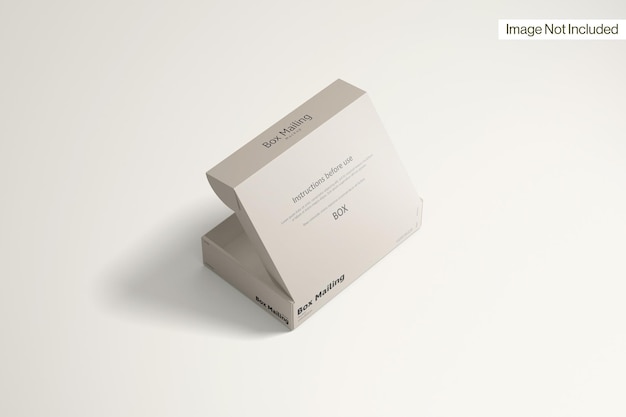 Mockup skrzynki pocztowej Prawy widok