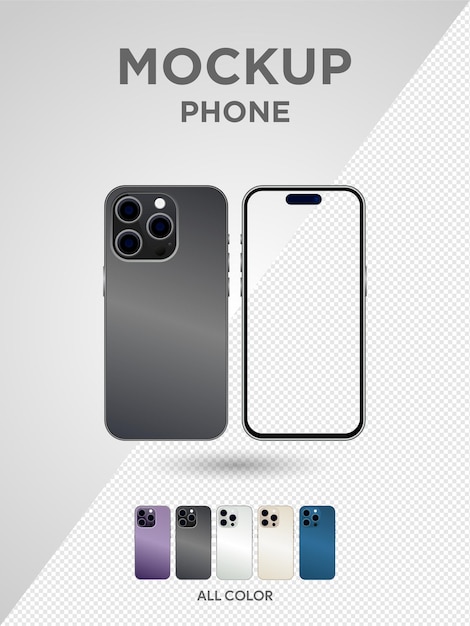 PSD mockup smartphone iphone vector