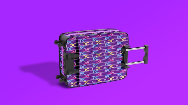 Mockup suitcase travel koper 005