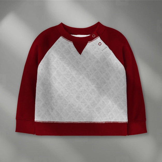 Mockup maglione vestiti bambini set