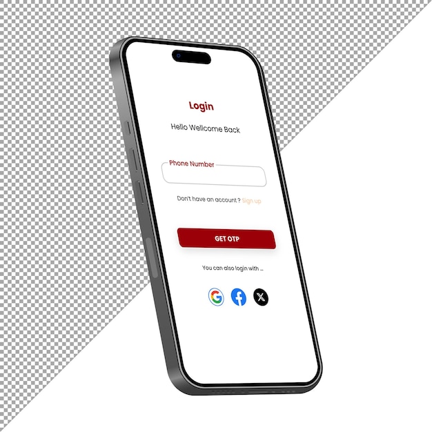 Mockup szablonu Psd iPhone