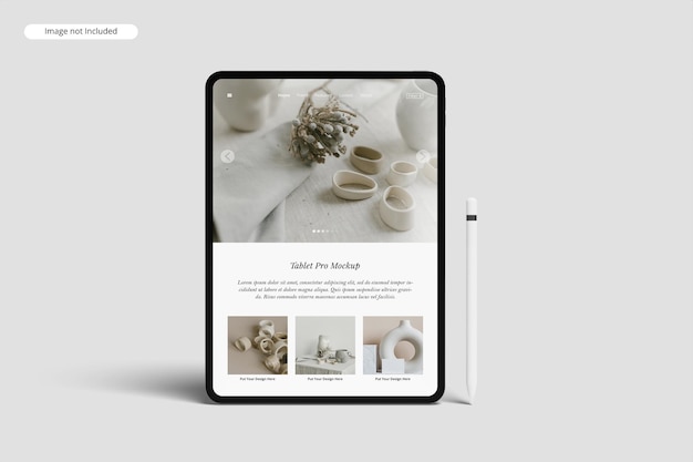 PSD mockup tabletu