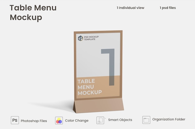 PSD mockup tafelmodel premium psd