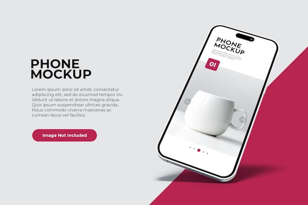 Mockup telefoonscherm