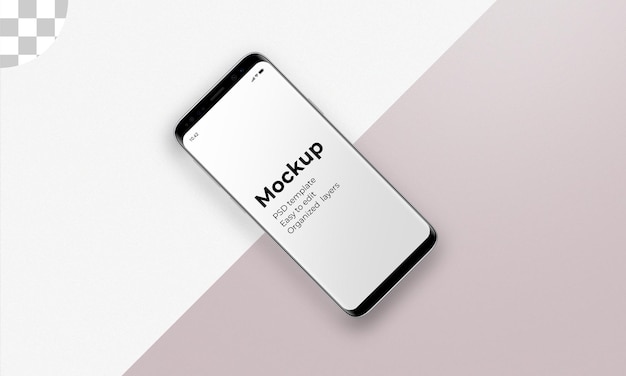 Mockup telefoonscherm