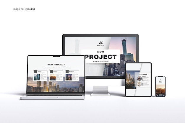 Mockup til flere enheder