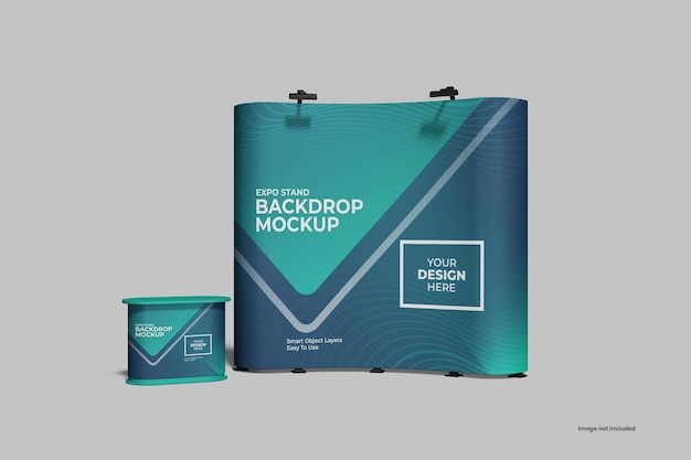 PSD mockup tła expo