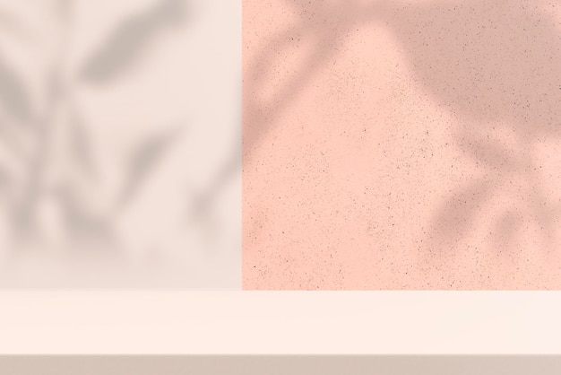 Mockup tła pastelowego produktu psd z przestrzenią projektową