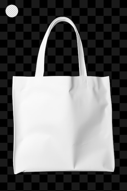 Mockup torby Tote wyizolowany na przezroczystym tle PNG