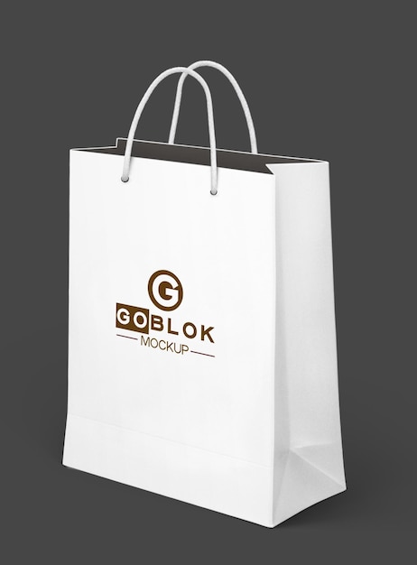 Mockup tote paper bag