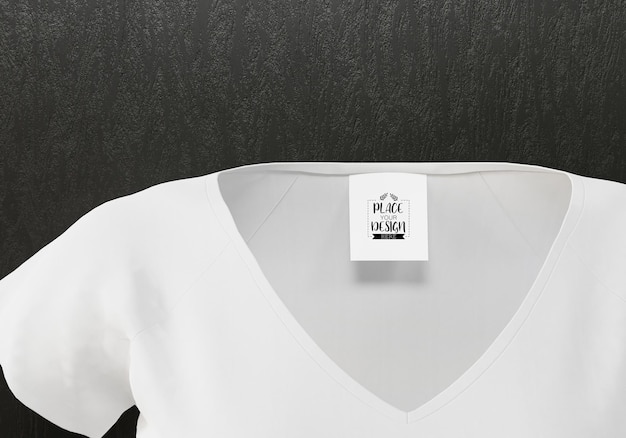 mockup tshirt for advertising 3d render psd