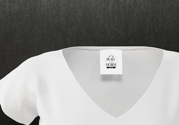 Mockup tshirt for advertising 3d render psd