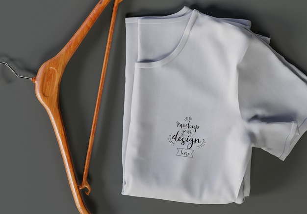 mockup tshirt for advertising 3d render psd