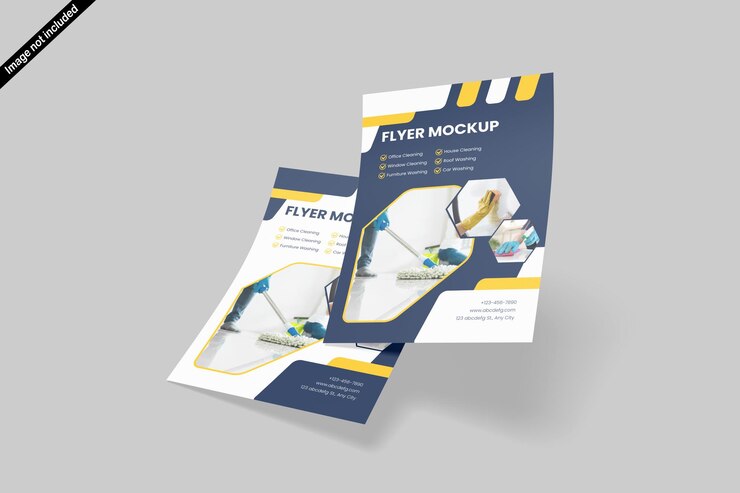 PSD mockup ulotki