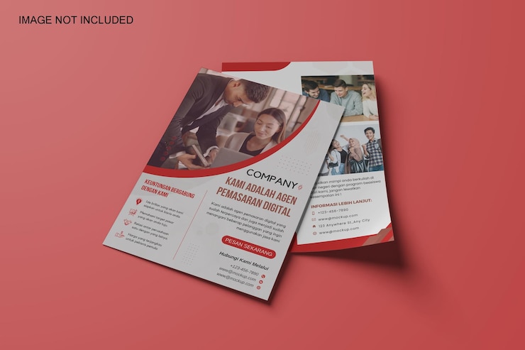 PSD mockup ulotki