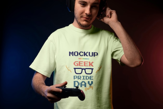 Mockup uroczystości Geek Pride Day