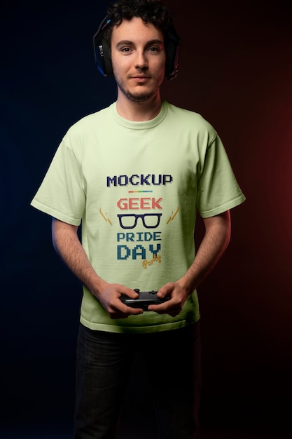 Mockup uroczystości Geek Pride Day