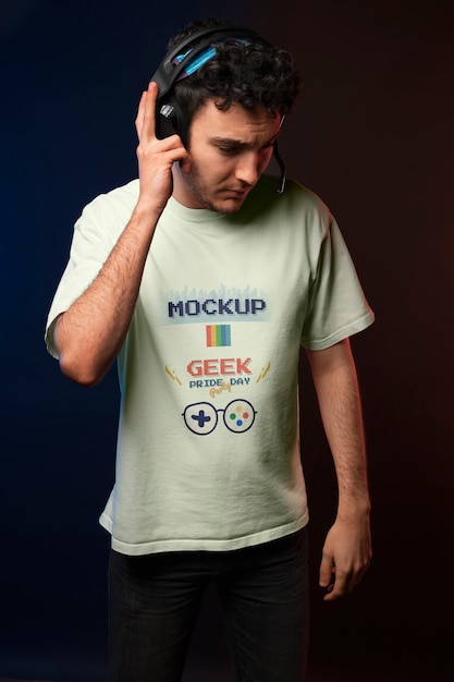 Mockup uroczystości Geek Pride Day