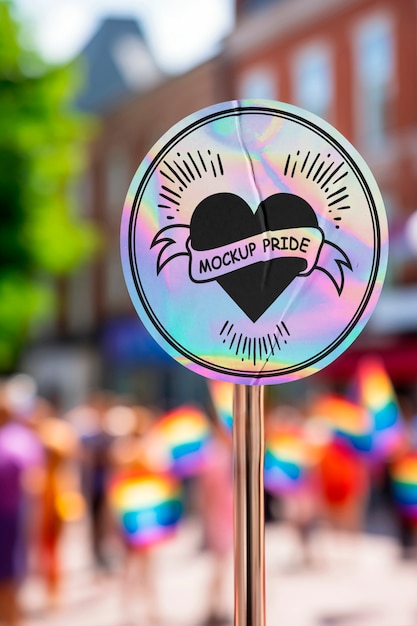 PSD mockup uroczystości pride day