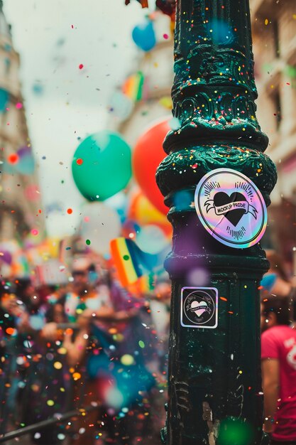 PSD mockup uroczystości pride day