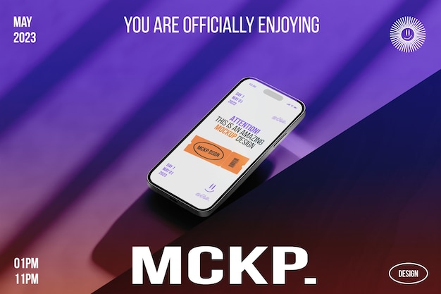 Mockup urządzenia mobilnego