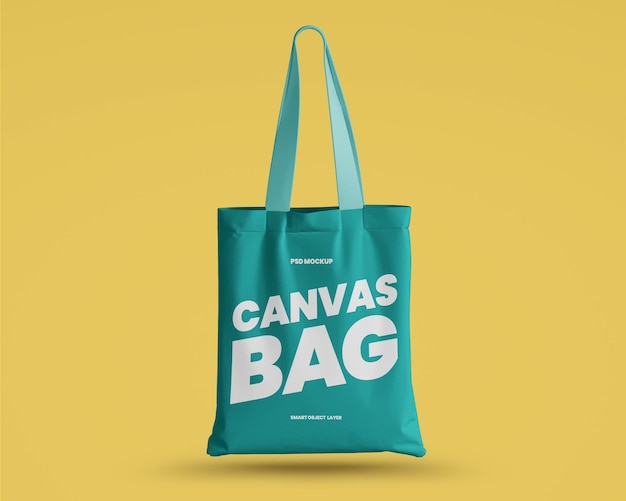 Mockup van canvas draagtas