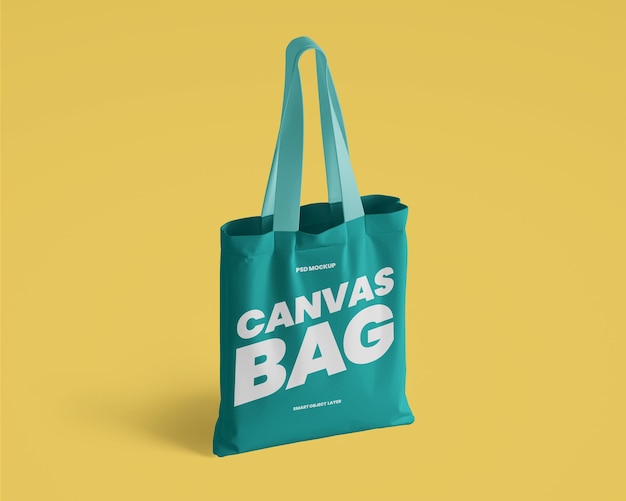 Mockup van canvas draagtas