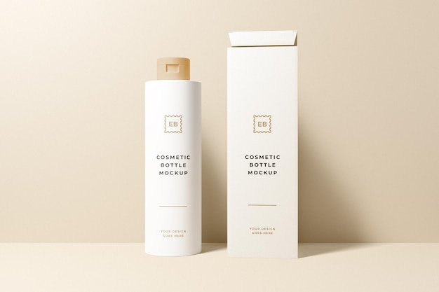 PSD mockup van cosmetica