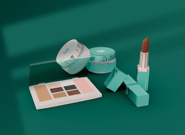 Mockup van cosmetische producten
