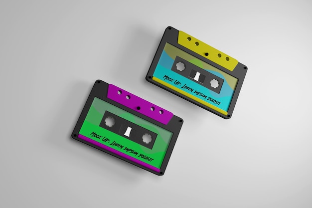 Mockup van de cassette
