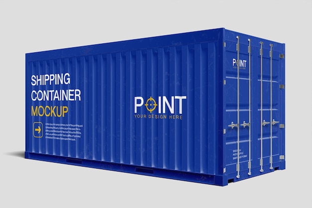 Mockup van de container