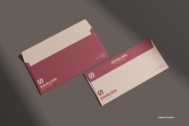 PSD mockup van de envelop