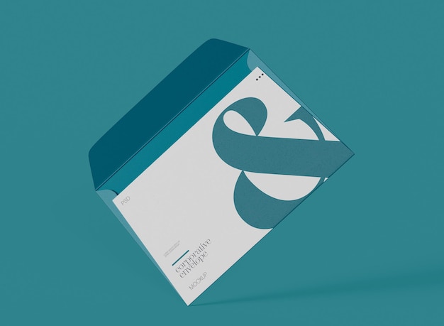 Mockup van de envelop