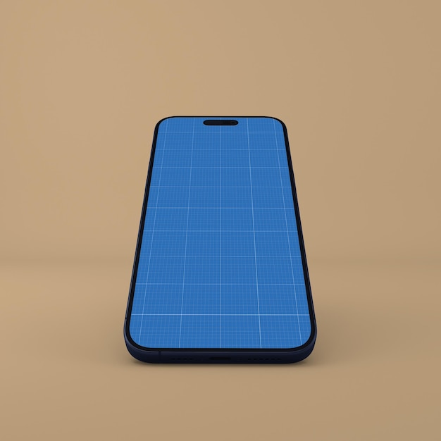 Mockup van de phone 15 pro