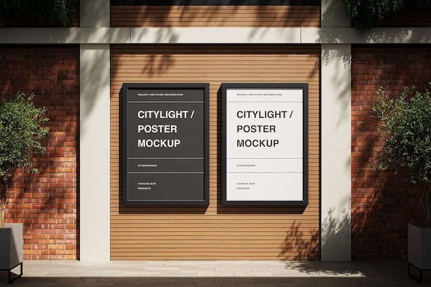 Mockup van de poster