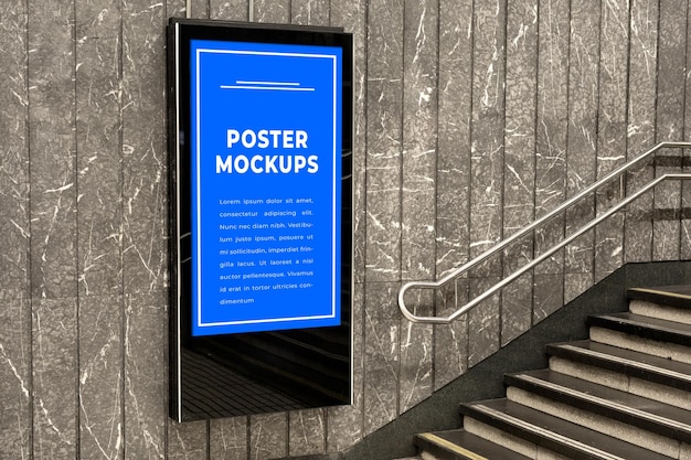 Mockup van de poster