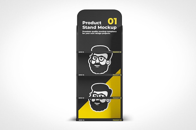 PSD mockup van de productstand