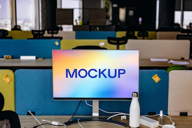 Mockup van de PSD-monitor