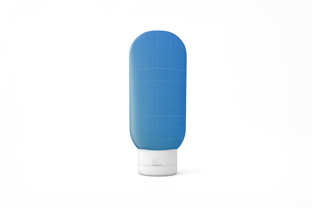 Mockup van de shampoo-buis