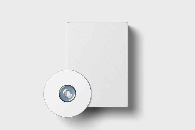 PSD mockup van de softwarebox
