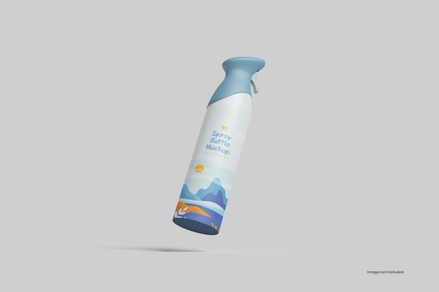 Mockup van de sprayfles