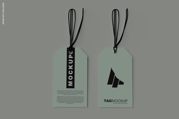 Mockup van de tag